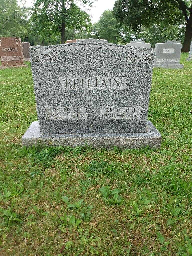 Rose M. Brittain's grave. Photo 1