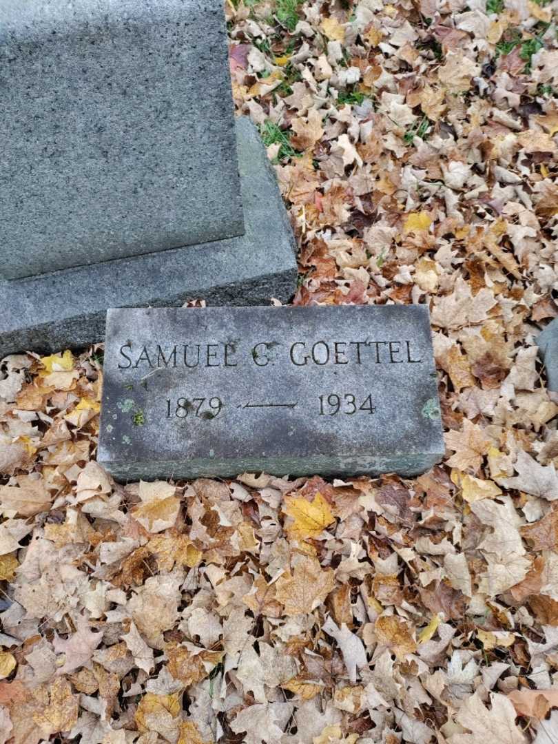 Samuel C. Goettel's grave. Photo 2