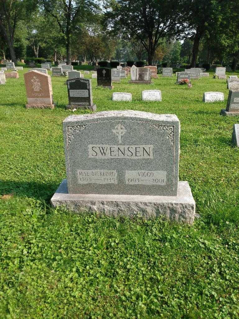 Viggo Swensen's grave. Photo 1