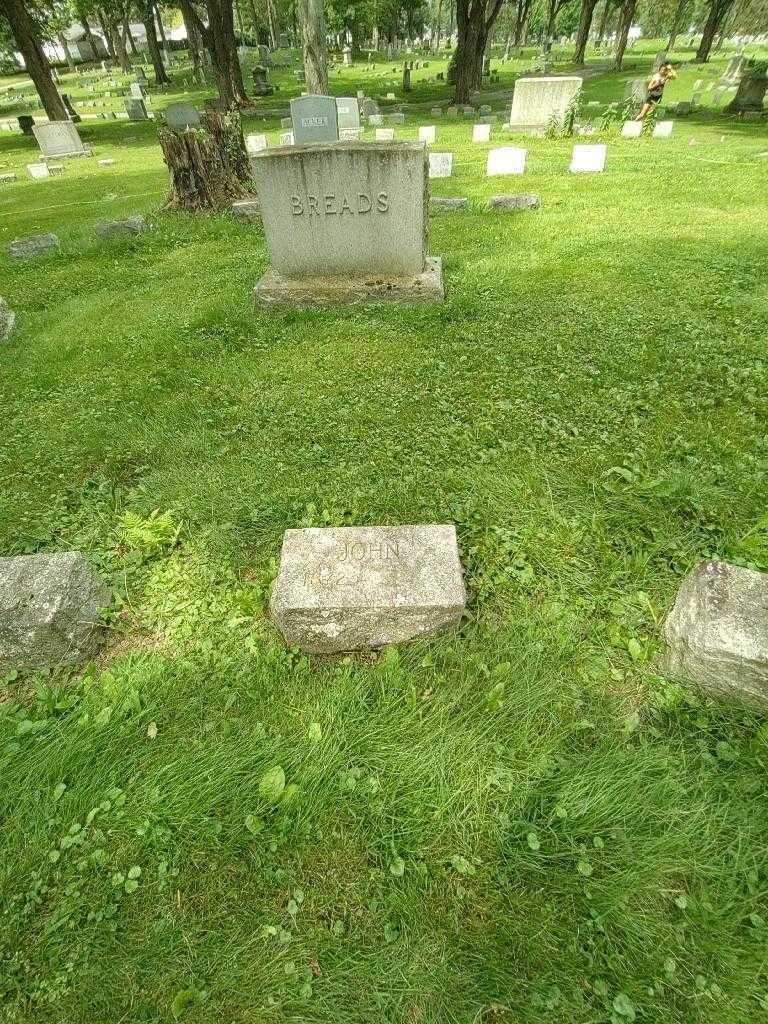 John W. Breads's grave. Photo 1