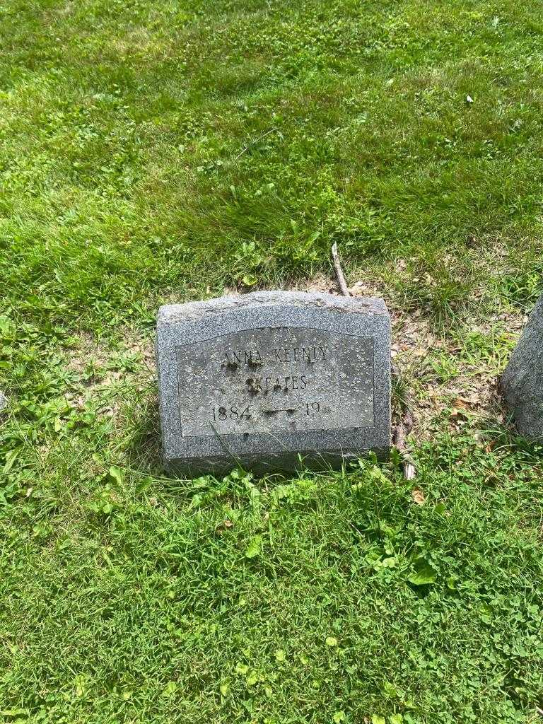 Anna Keenly Skeates's grave. Photo 2