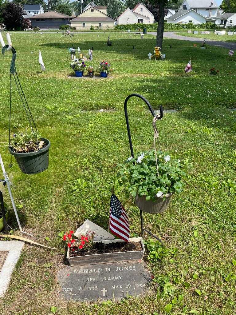 Donald N. Jones's grave. Photo 2