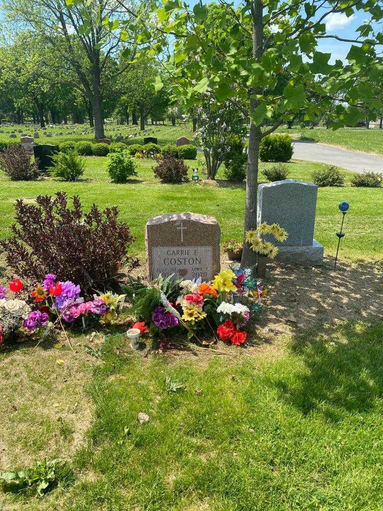Carrie E. Coston's grave. Photo 2