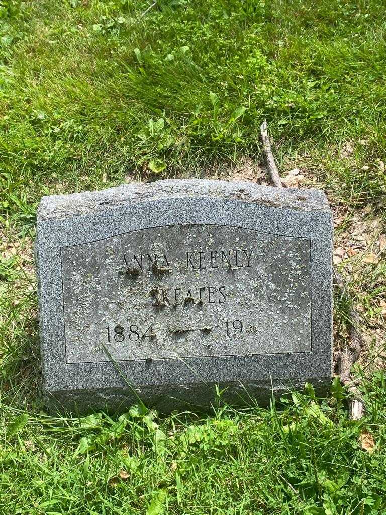 Anna Keenly Skeates's grave. Photo 3