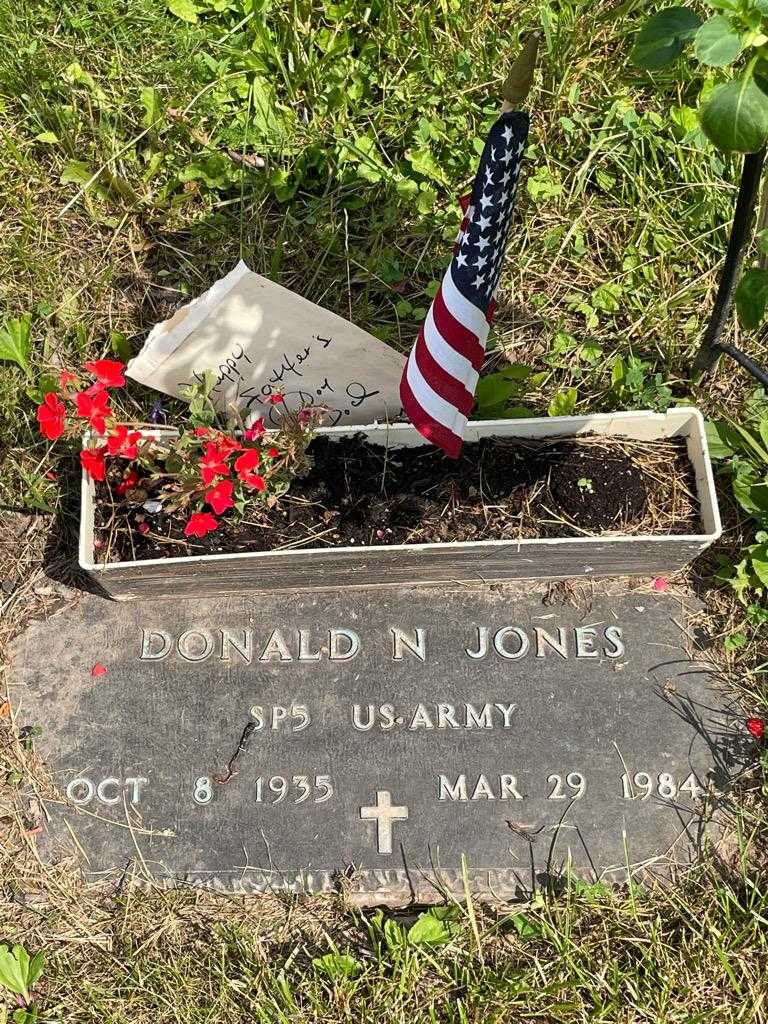 Donald N. Jones's grave. Photo 3