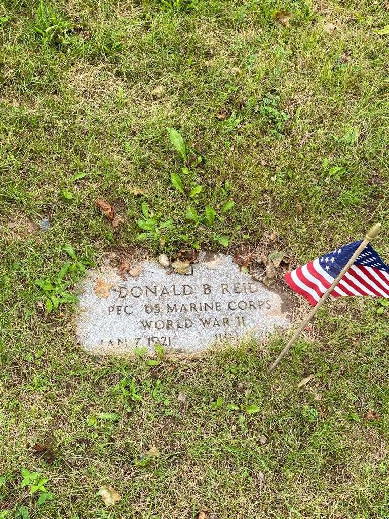 Donald B. Reid's grave. Photo 3