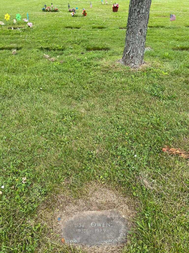 Rose Owens's grave. Photo 2