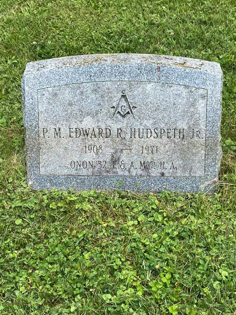 P. M. Edward R. Hudspeth Junior's grave. Photo 3