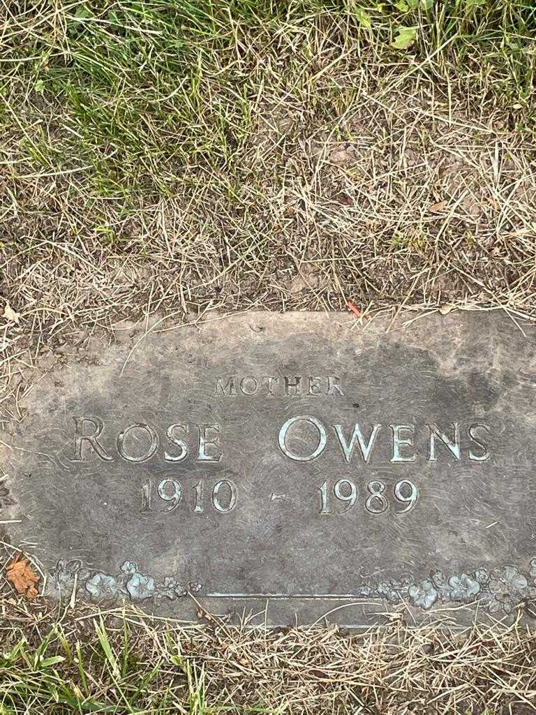 Rose Owens's grave. Photo 3