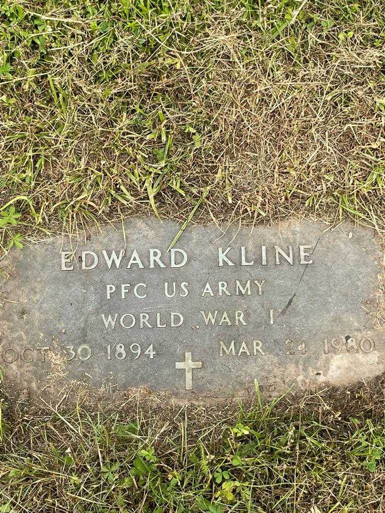 Edward Kline's grave. Photo 3