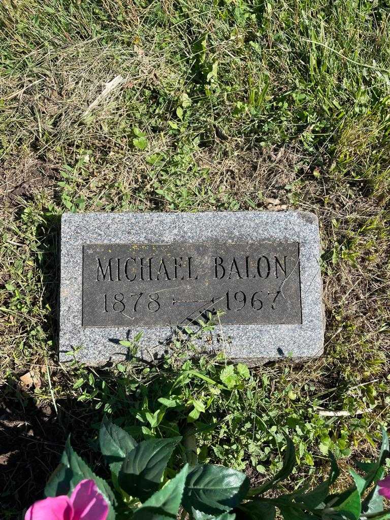 Michael Balon's grave. Photo 3