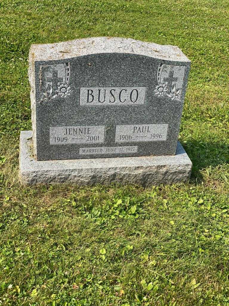 Jennie Busco's grave. Photo 3