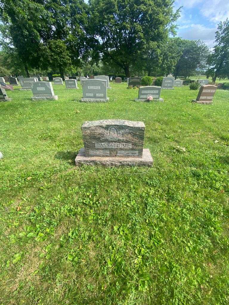 Mary Corsello Passafiume's grave. Photo 1
