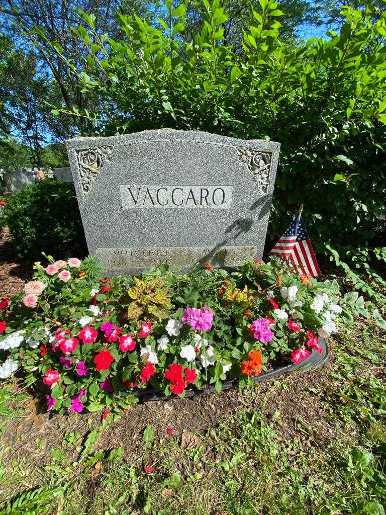Amelia Vaccaro Civiok's grave. Photo 1