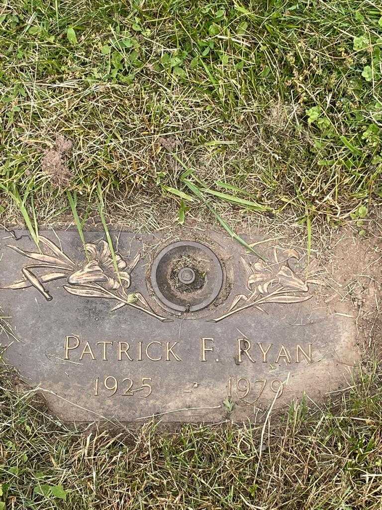 Patrick F. Ryan's grave. Photo 3