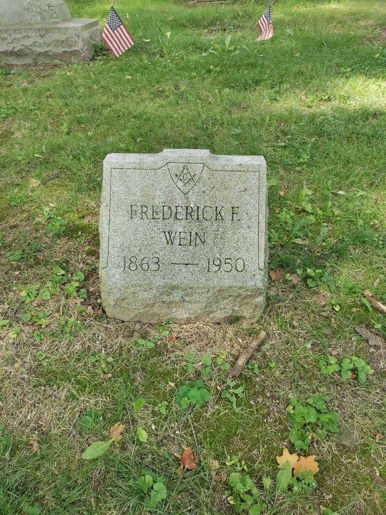 Frederick F. Wein's grave. Photo 2