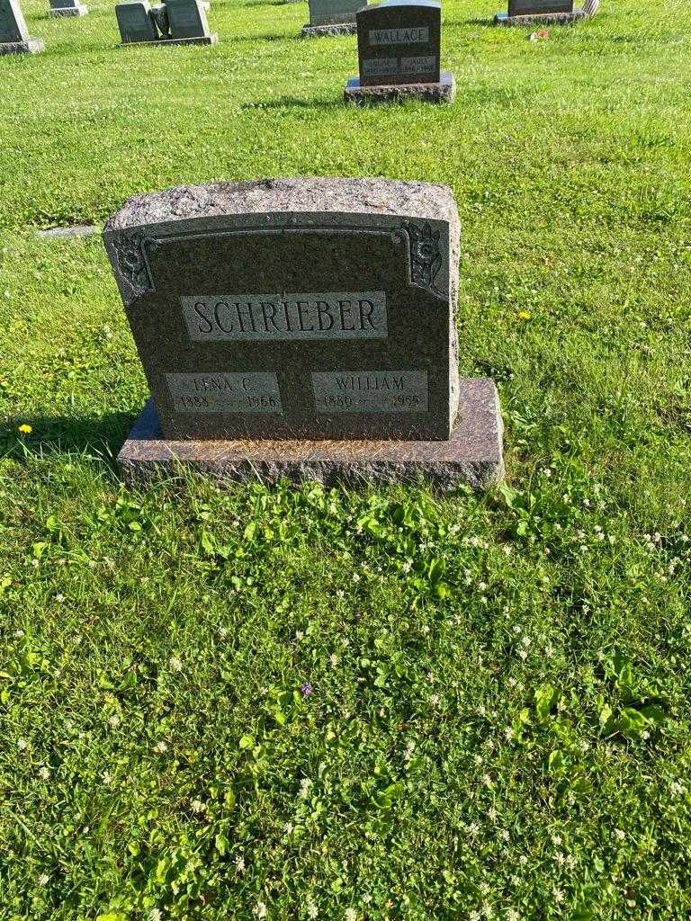 William Schrieber's grave. Photo 2