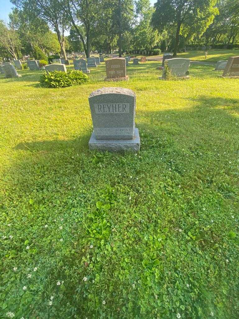 Anna M. Reyher's grave. Photo 1