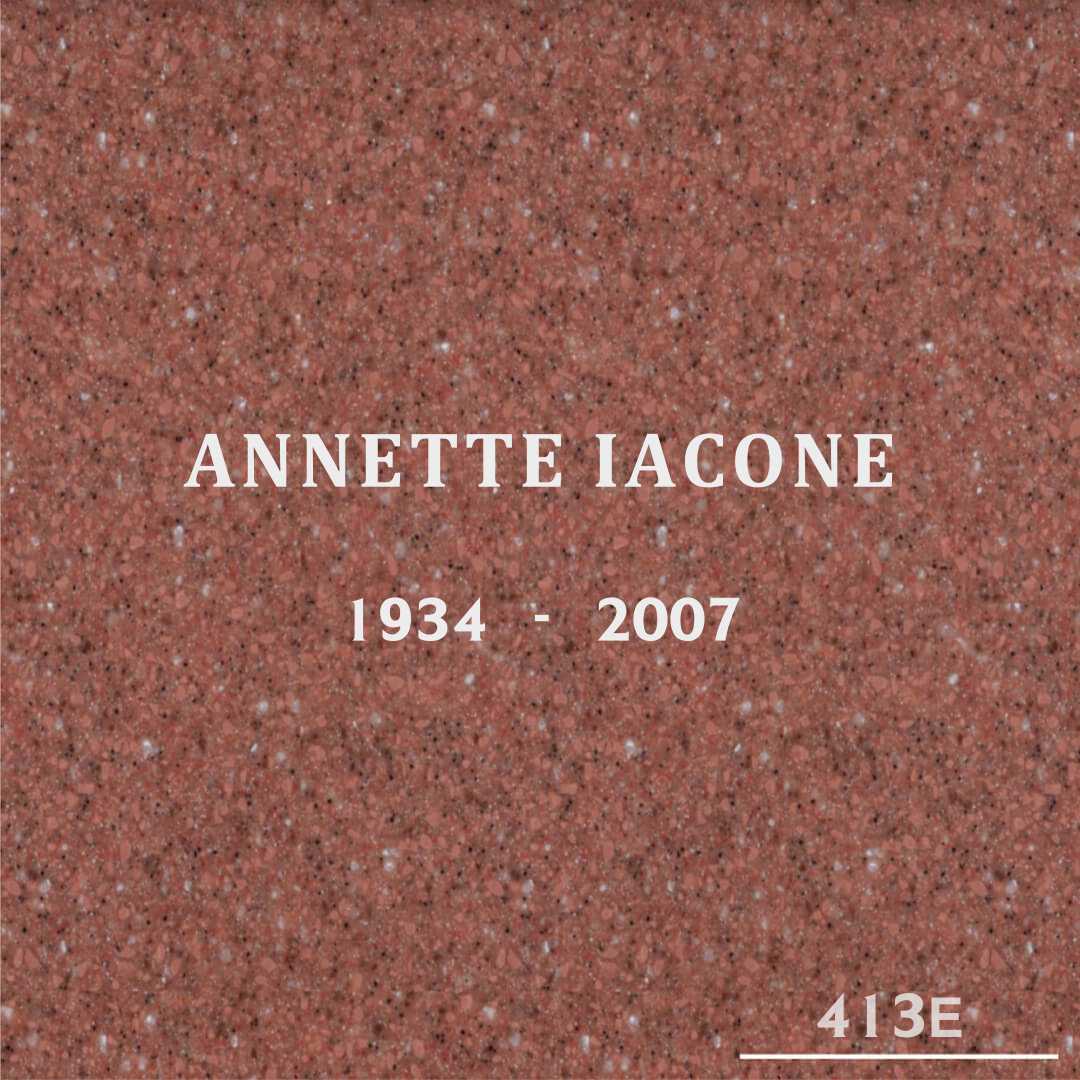 Annette Iacone's grave