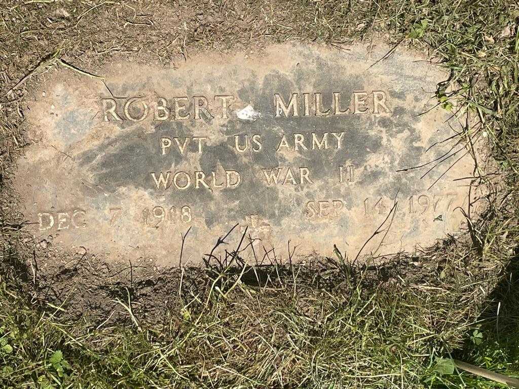 Robert Miller's grave. Photo 3