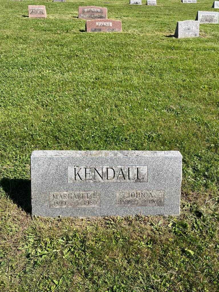 John A. Kendall's grave. Photo 2