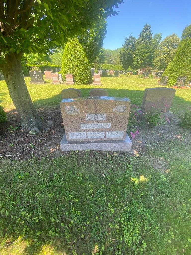 Ronald Alan Cox's grave. Photo 1