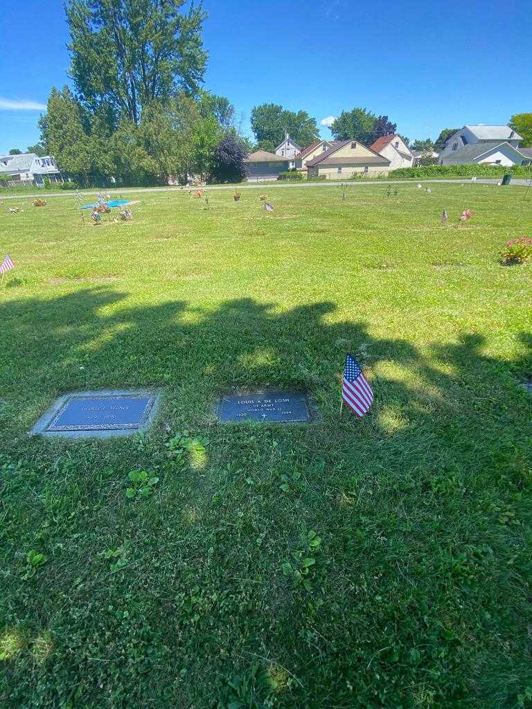 Louis A. DeLosh's grave. Photo 1