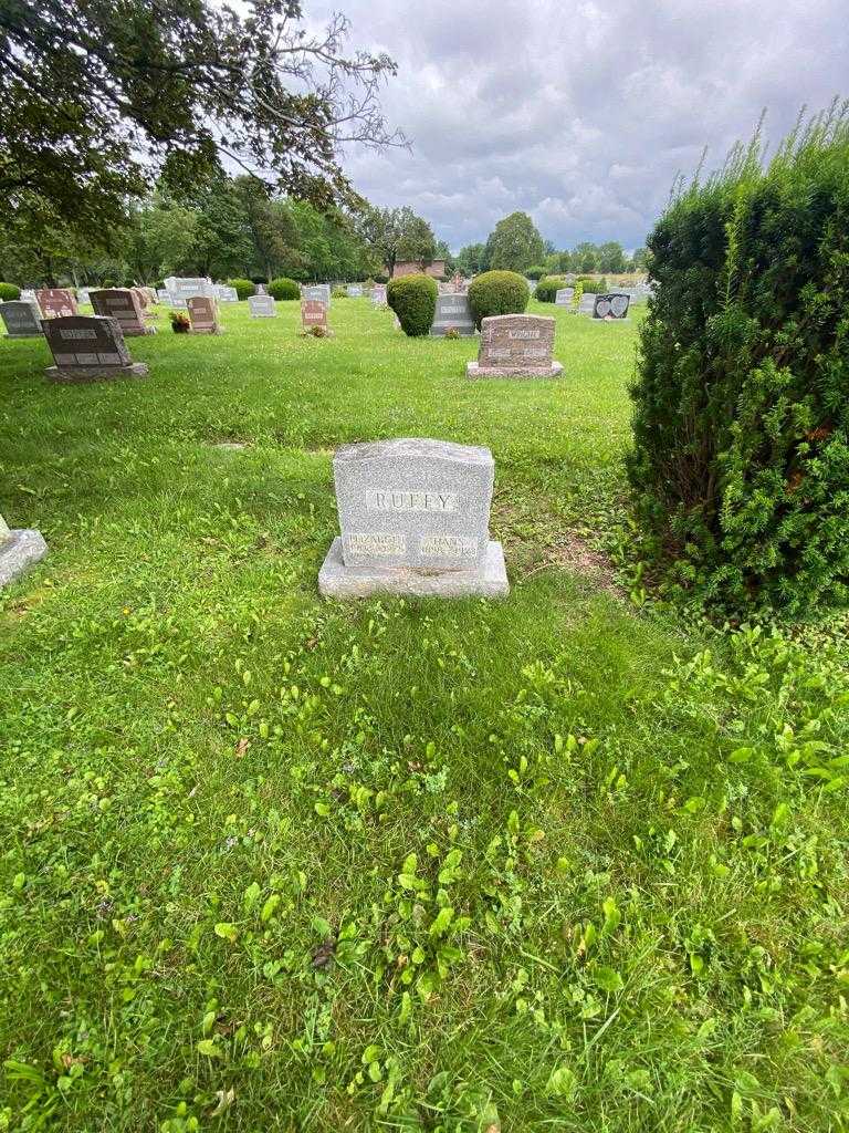 Hans Ruffy's grave. Photo 1