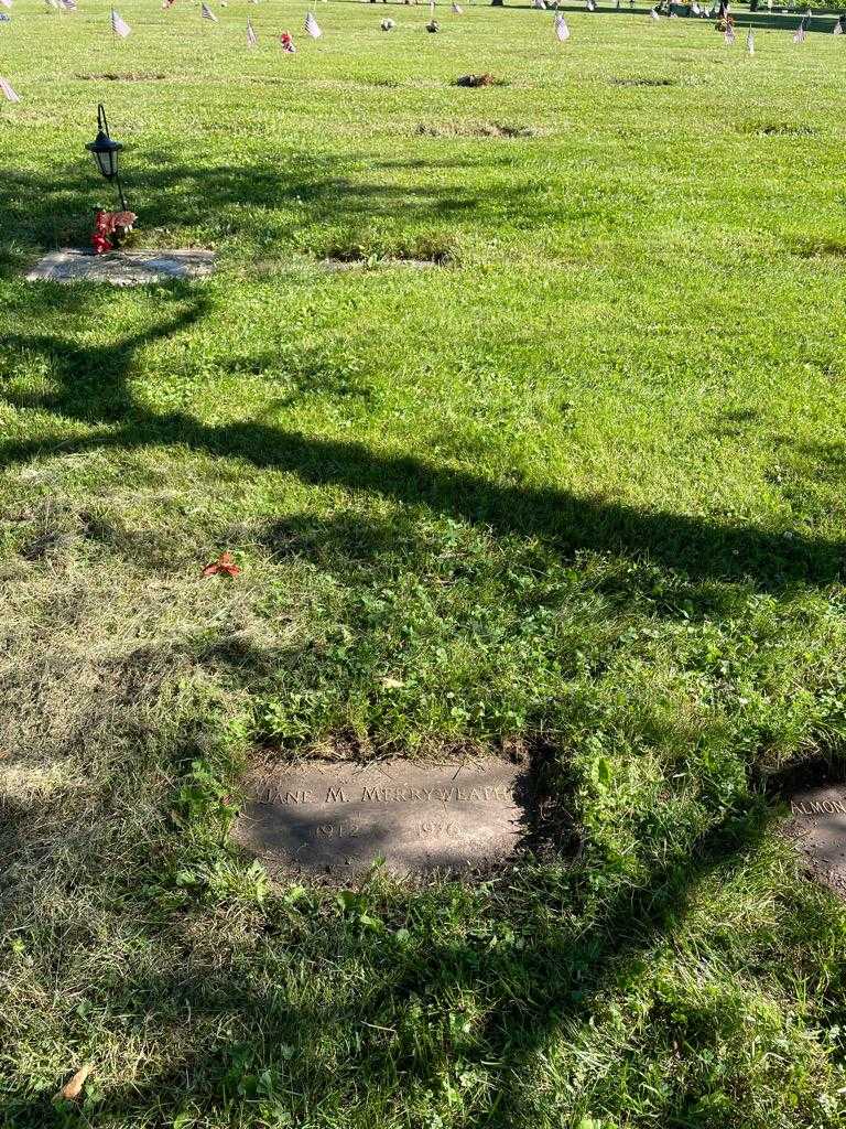 Jane M. Merryweather's grave. Photo 2