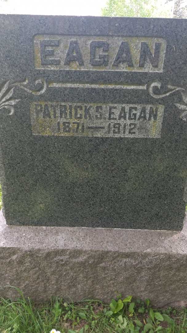 Patrick S. Eagan's grave. Photo 1