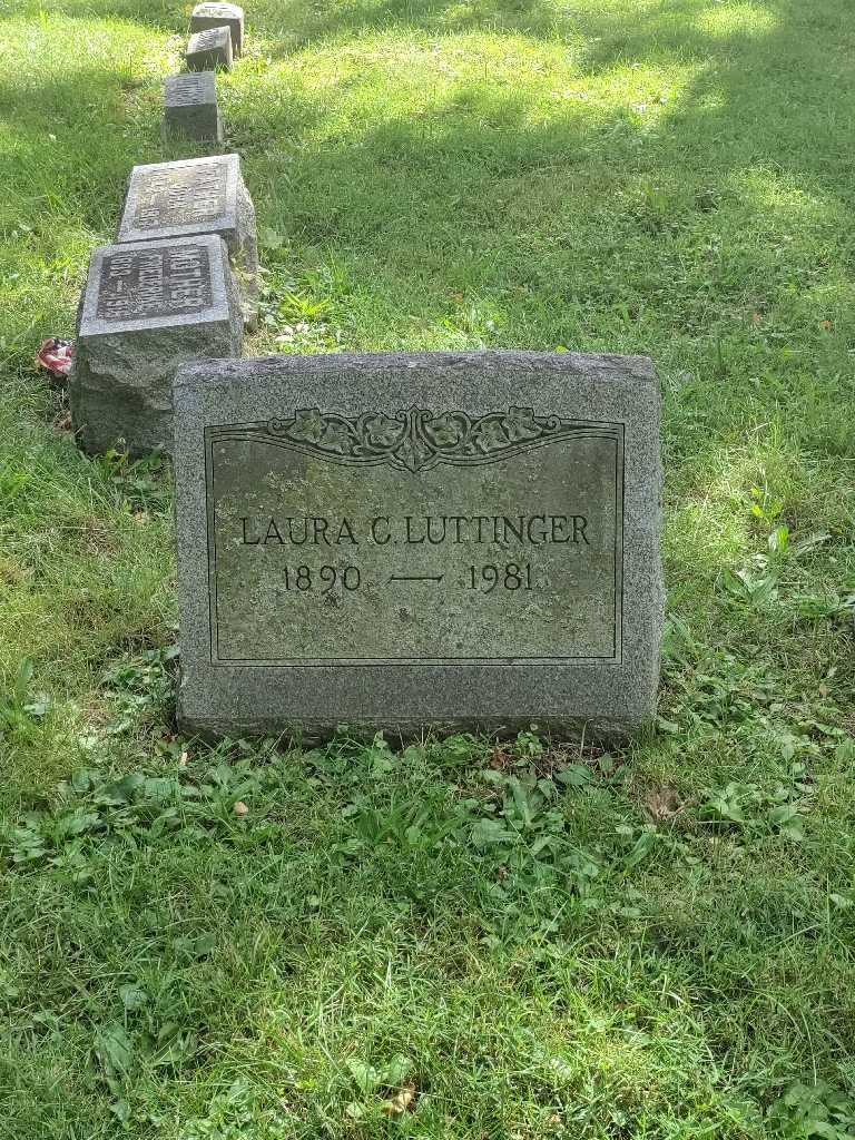 Laura C. Luttinger's grave. Photo 2