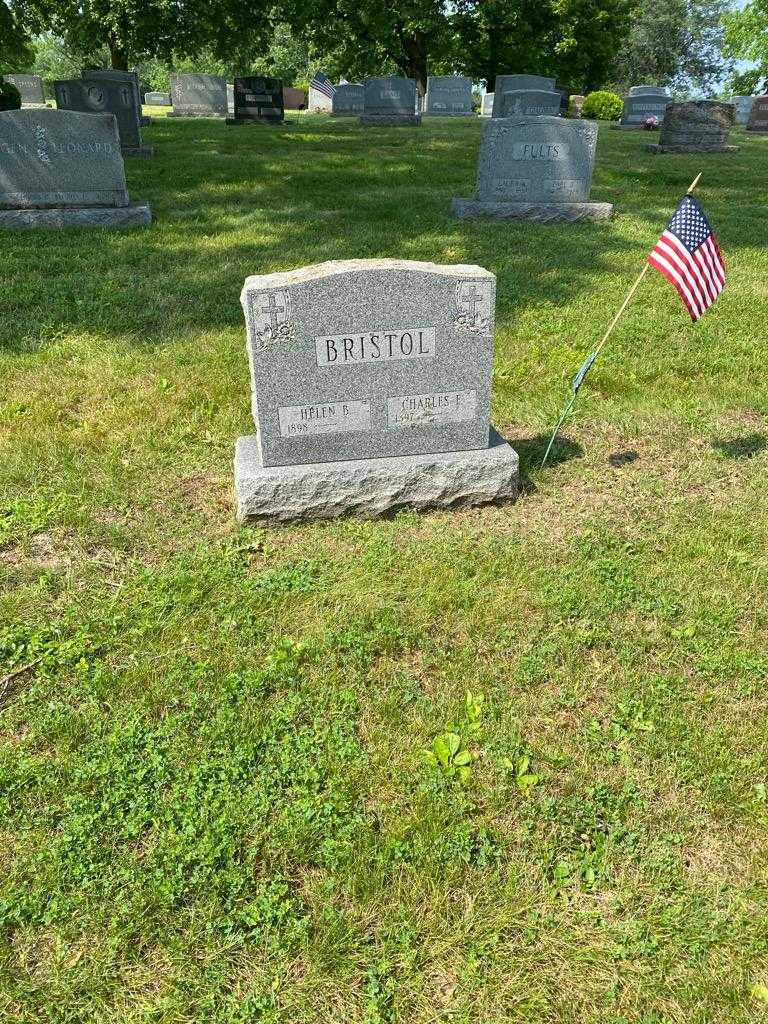 Charles F. Bristol's grave. Photo 2