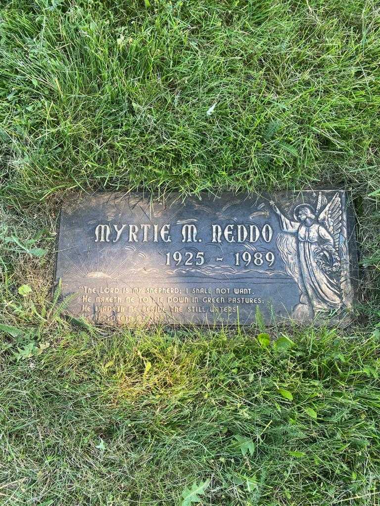 Myrtie M. Neddo's grave. Photo 3
