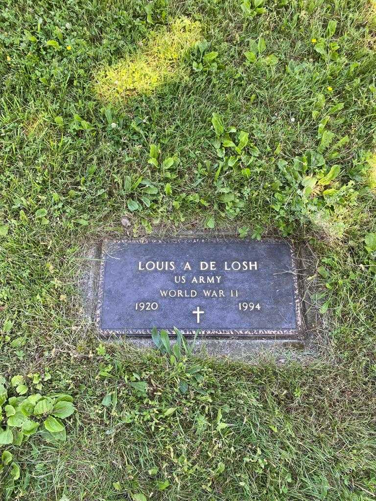 Louis A. DeLosh's grave. Photo 3