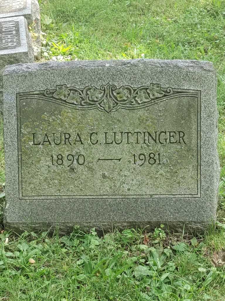 Laura C. Luttinger's grave. Photo 3