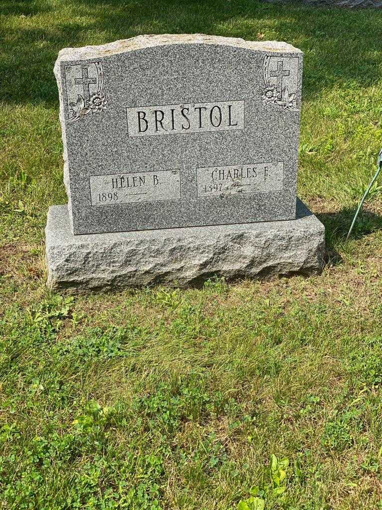 Charles F. Bristol's grave. Photo 3