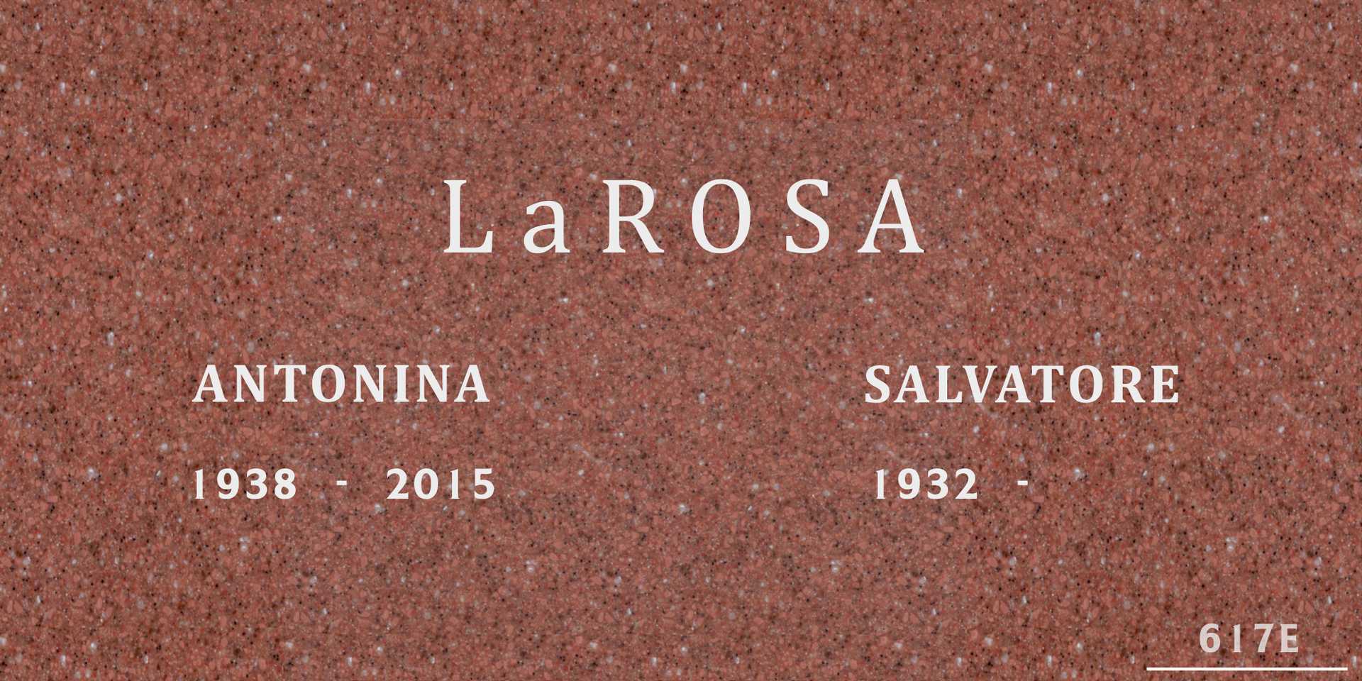 Antonina La Rosa's grave