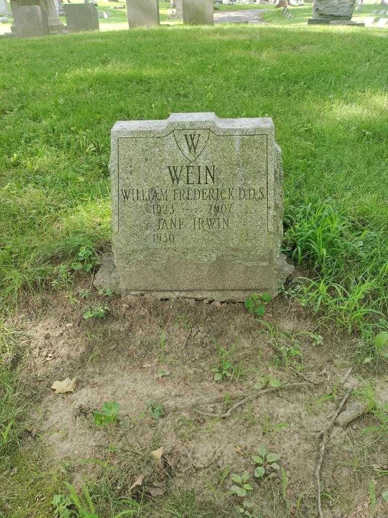 William Frederick Wein's grave. Photo 2