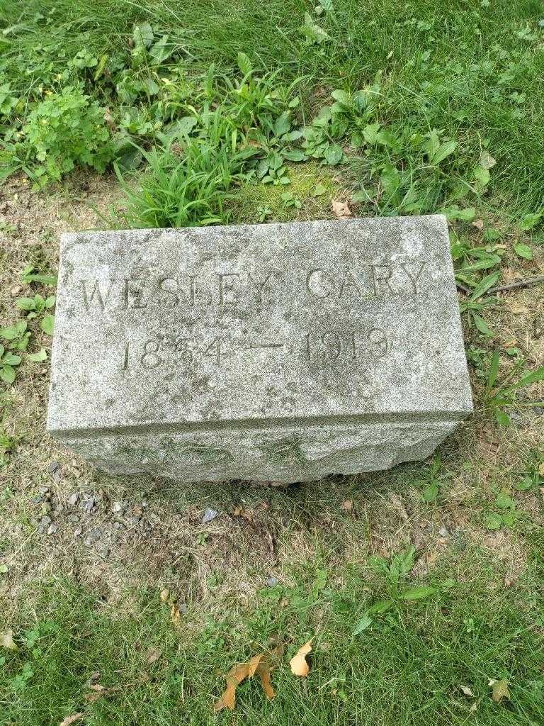 Wesley Cary's grave. Photo 2