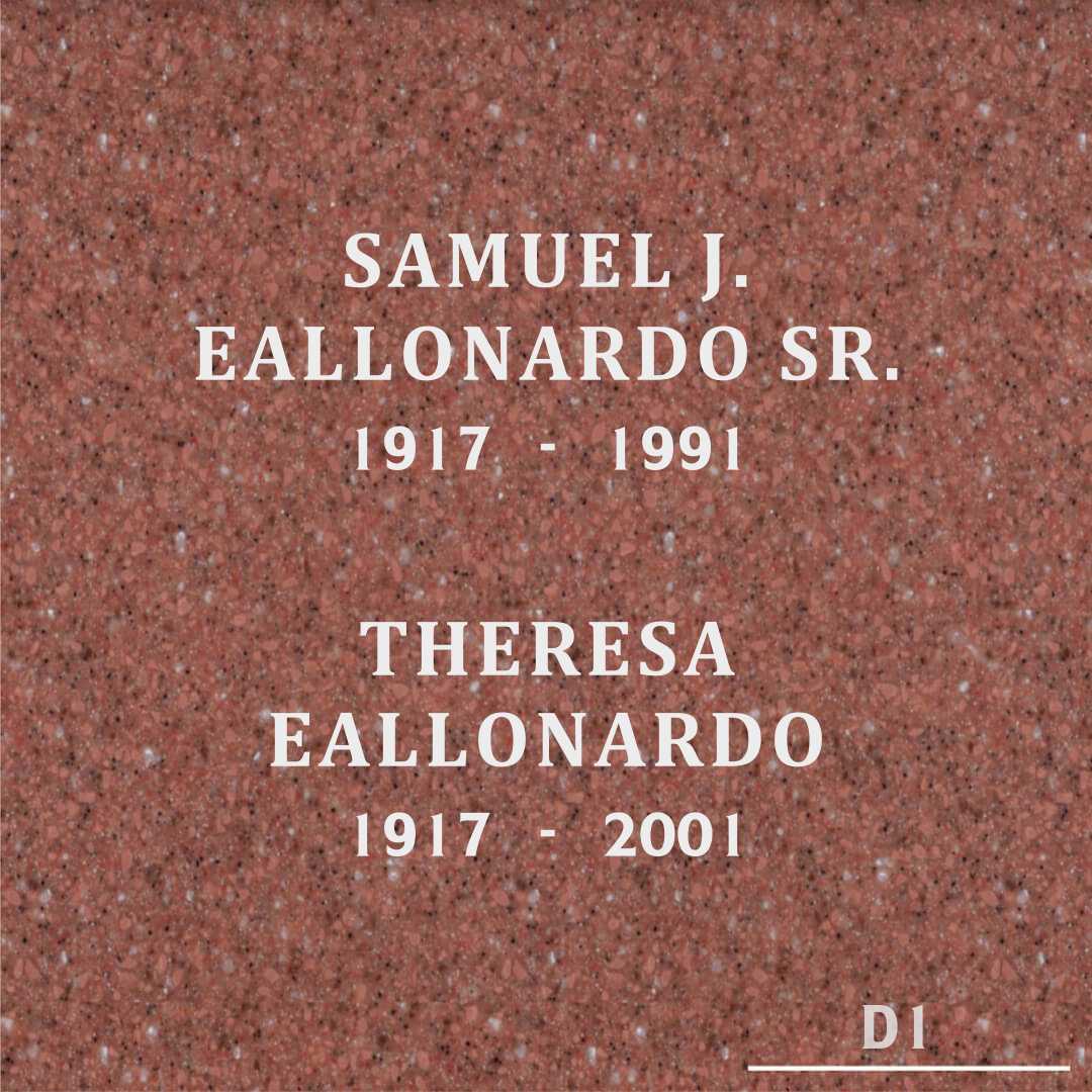 Samuel J. Eallonardo Senior's grave