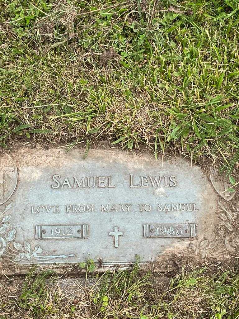 Samuel Lewis's grave. Photo 3