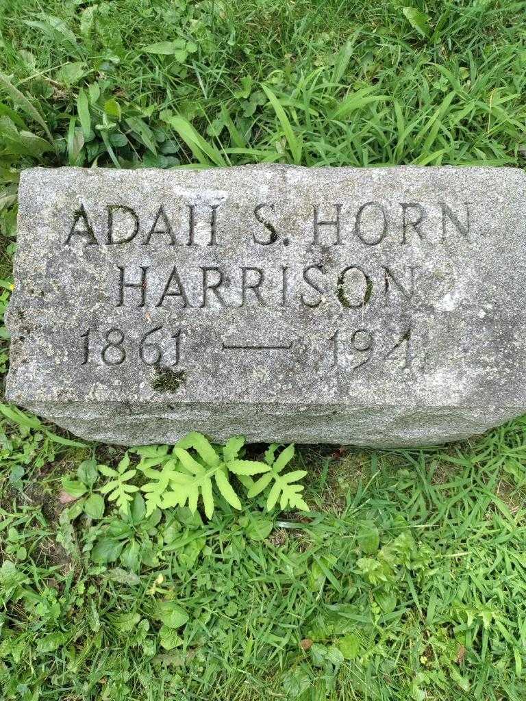 Adah S. Horn Harrison's grave. Photo 3