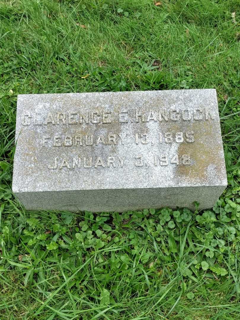 Clarence E. Hancock's grave. Photo 3