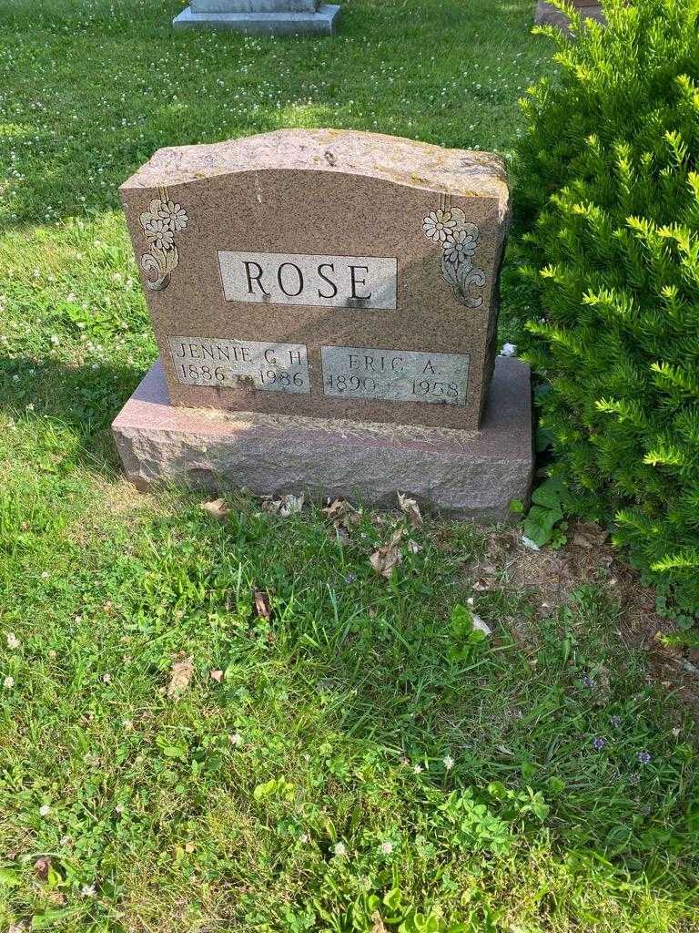 Eric A. Rose's grave. Photo 2