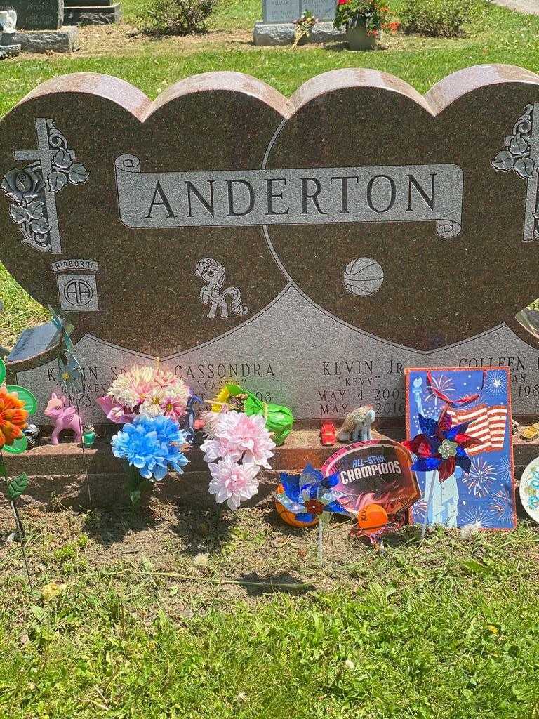 Kevin R. "Kevy" Anderton Junior's grave. Photo 3