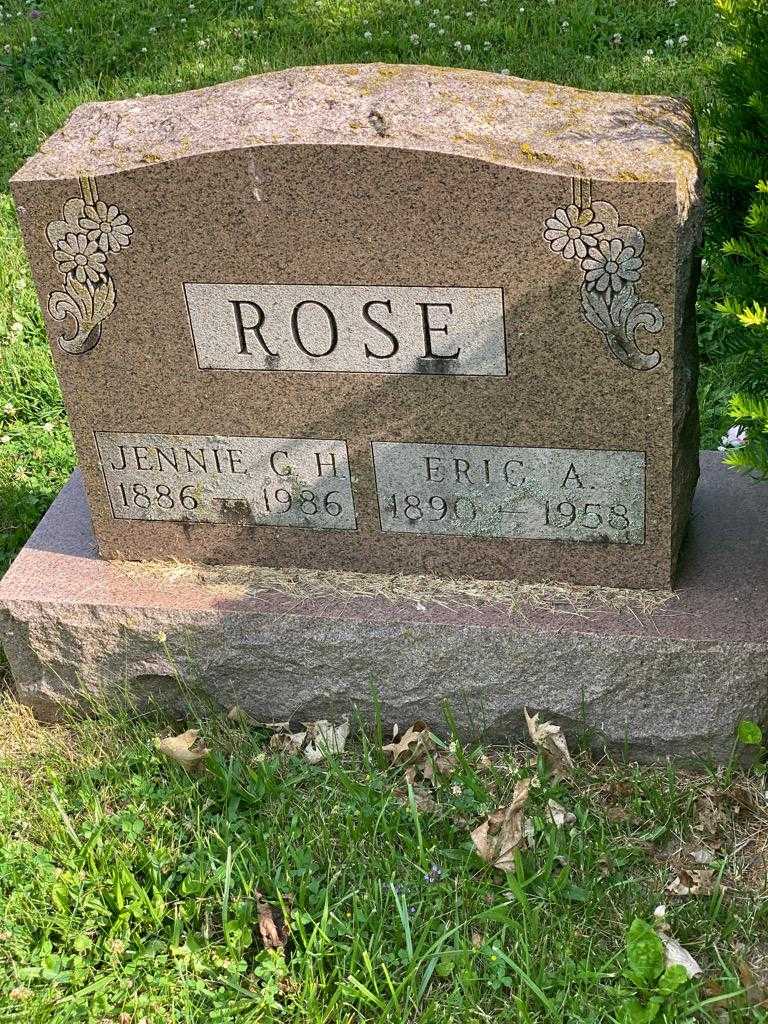 Eric A. Rose's grave. Photo 3