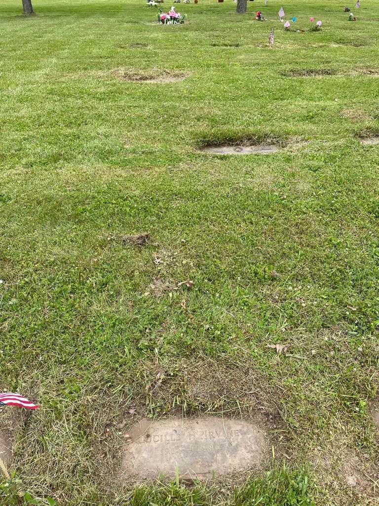 Lucille H. Irvine's grave. Photo 2