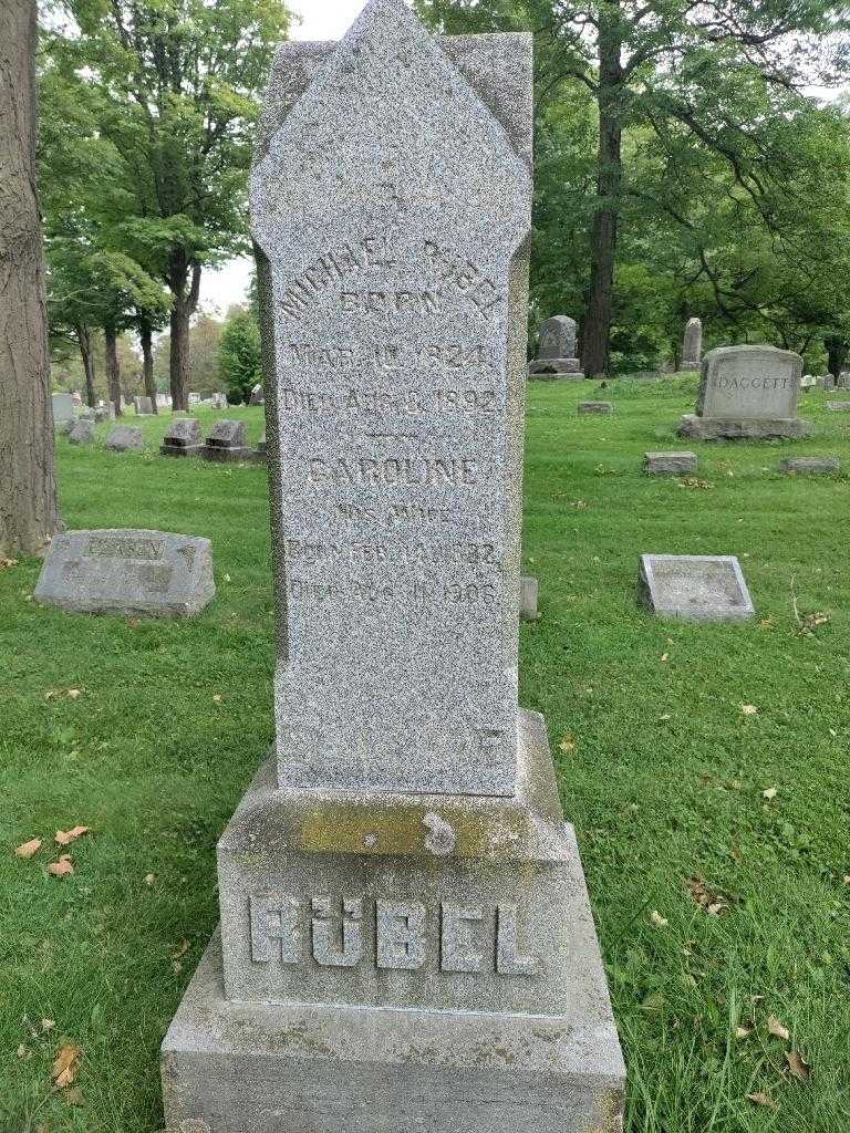 Caroline Rubel's grave. Photo 2