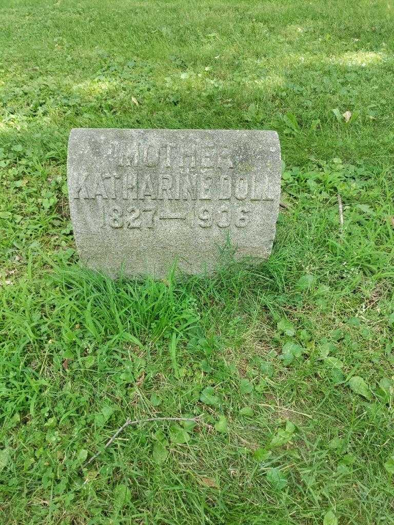 Katherine Doll's grave. Photo 2