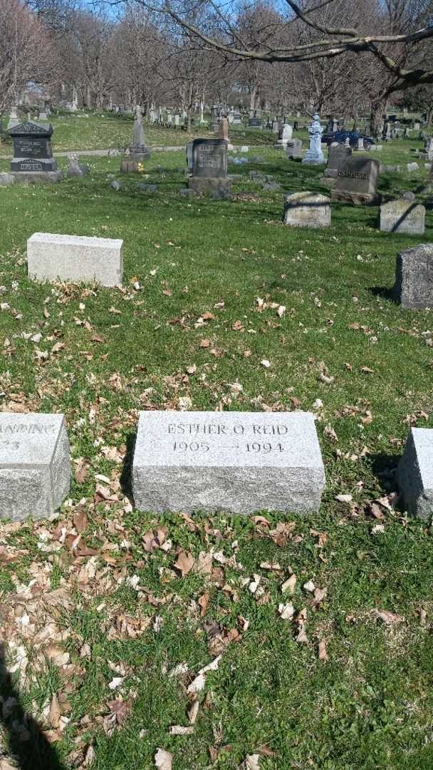 Esther O. Reid's grave. Photo 2